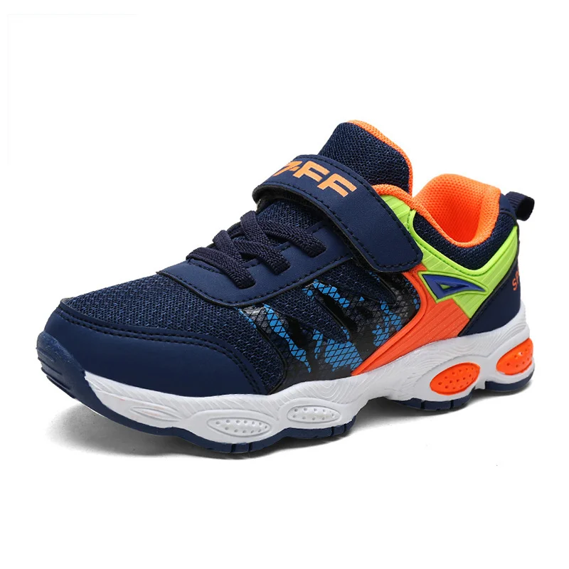 

New Breathable Mesh Kids Running Shoes Casual Soft Non-slip Children Sneakers Light Fashion Magic Post Boys Shoes Size 28-39
