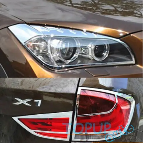 

CHROME HEADLIGHT TAIL LIGHT LAMP COVER TRIM MOLDING 2IN1 FIT FOR BMW X1 12- E84tool
