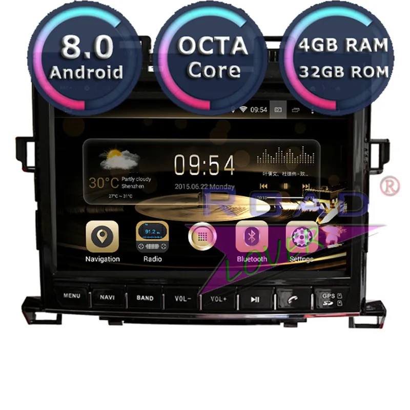 Top Car Radio Android 9.0 Multimedia DVD Player Octa Core Autoradio For Toyota Alphard 2007- Stereo GPS Navigation 2 Din Navi Unit 7
