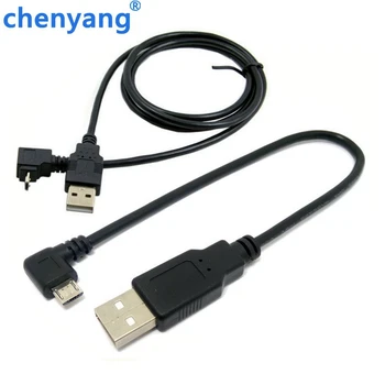 

UP/Down/Left/Right Angled 90 Degree Micro USB Male to USB Data Charge Cable for Cell Phone & Tablet