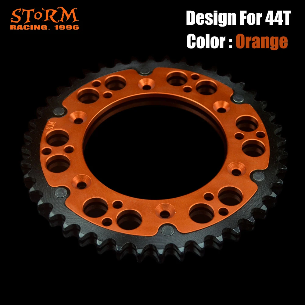 42 44 45 46 47 48 49 50 51 52 T Teeth Rear Chian Sprocket For KTM MX SX XC XCW LC4 SXF XCF DUKE SMR 300 350 400 450 505 525 530 - Цвет: round 44T