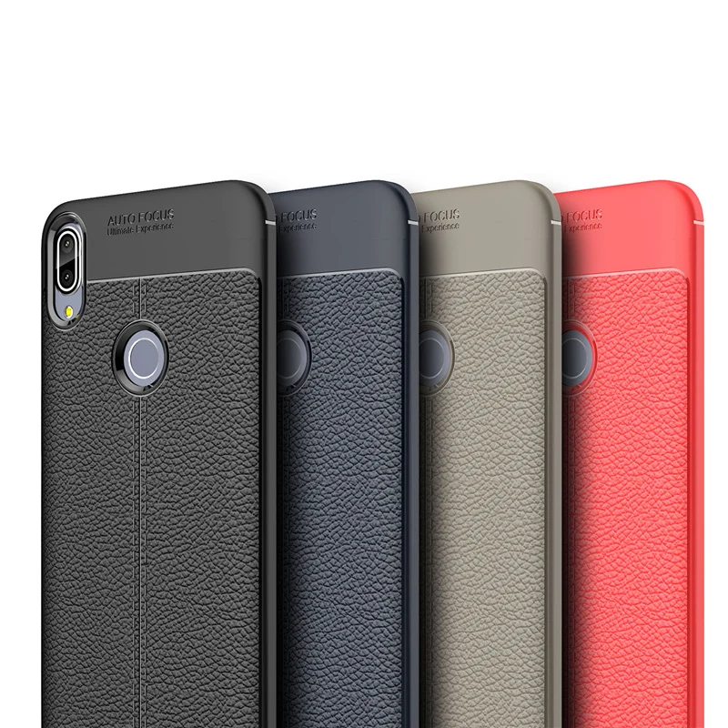 

Lichi Pattern Leather Case Soft Cover Case For ASUS Zenfone 4 Max Plus ZC554K ZenFone 3 zoom 3s max zenfone 4 4v 4 pro plus AR