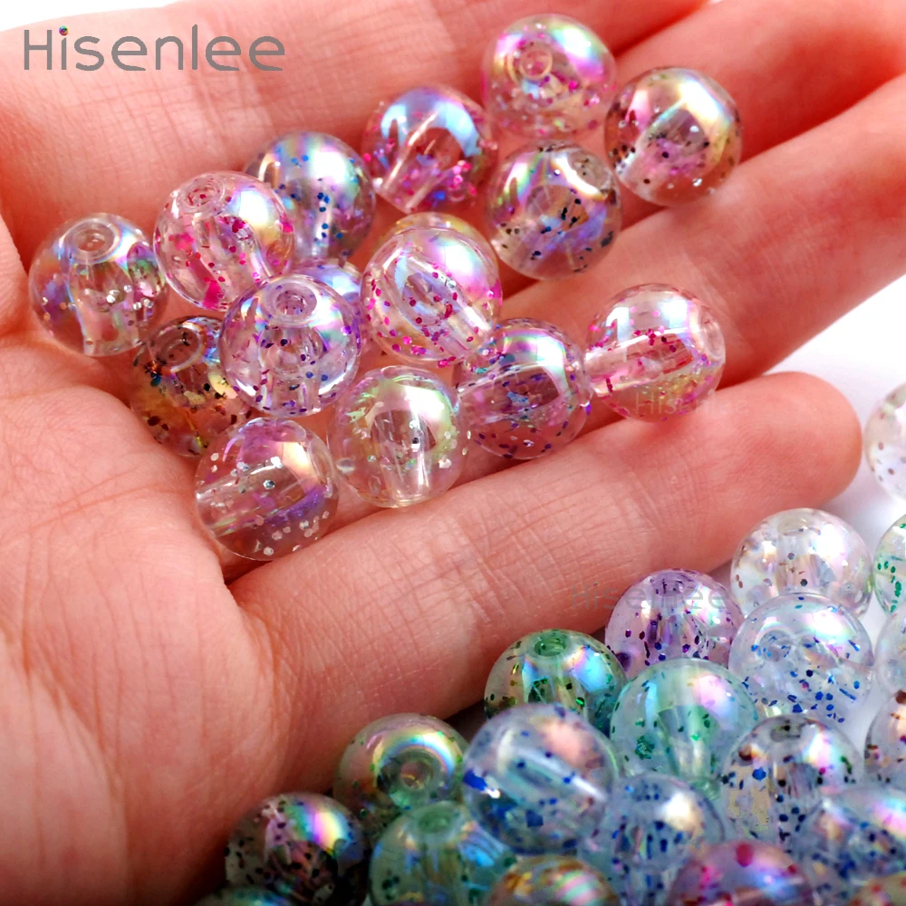 Hisenlee-AAA-10mm-50pcs-Mixed-AB-Colors-Acrylic-Glitter-Powder-Beads-For-Jewelry-Making-Stone-DIY (2)