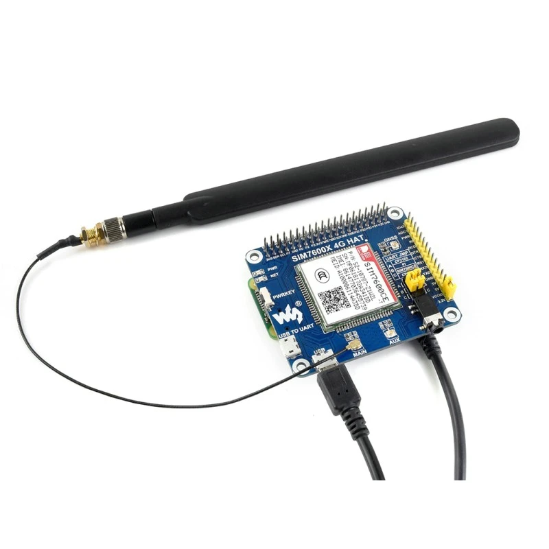 4G/3g/2G/GSM/GPRS/GNSS шляпа для Raspberry Pi GNSS позиционирования модуль поддержка LTE CAT4 на основе SIM7600CE-T