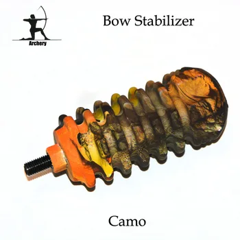 

1pc Archery Stabilizer Camo Rubber Compound Bow Accessories stabilisator bogen stabilisateur free shipping