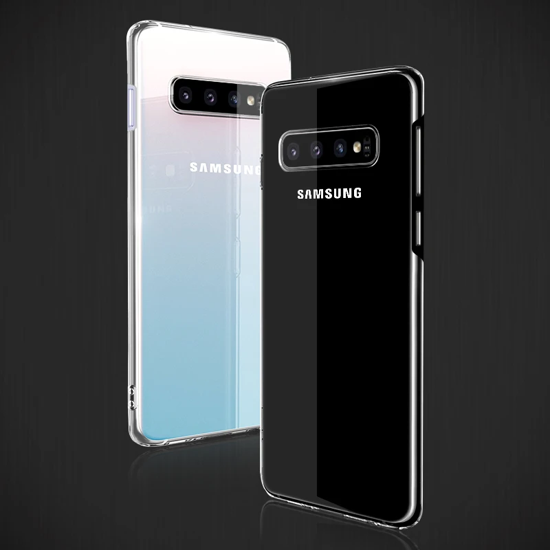 Жесткий прозрачный чехол для телефона MOESOE для samsung Galaxy A70 S8 S9 S10 Plus S10E Note 8 9 A9 A8 A7 A6 пластиковый Противоскользящий чехол