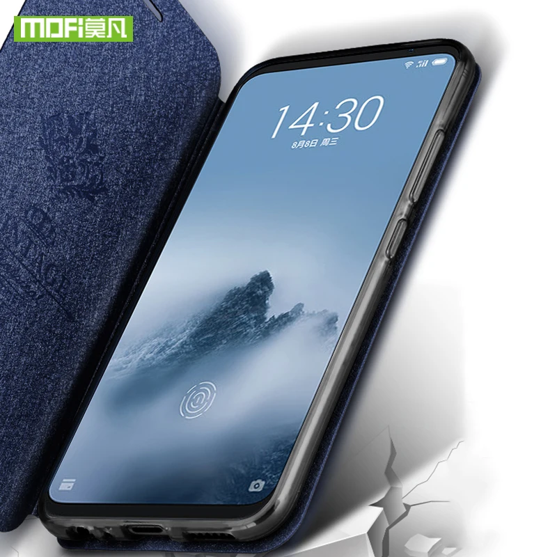 Оригинальный чехол Mofi для Meizu 16th Plus 16 силиконовый из ТПУ с откидной крышкой