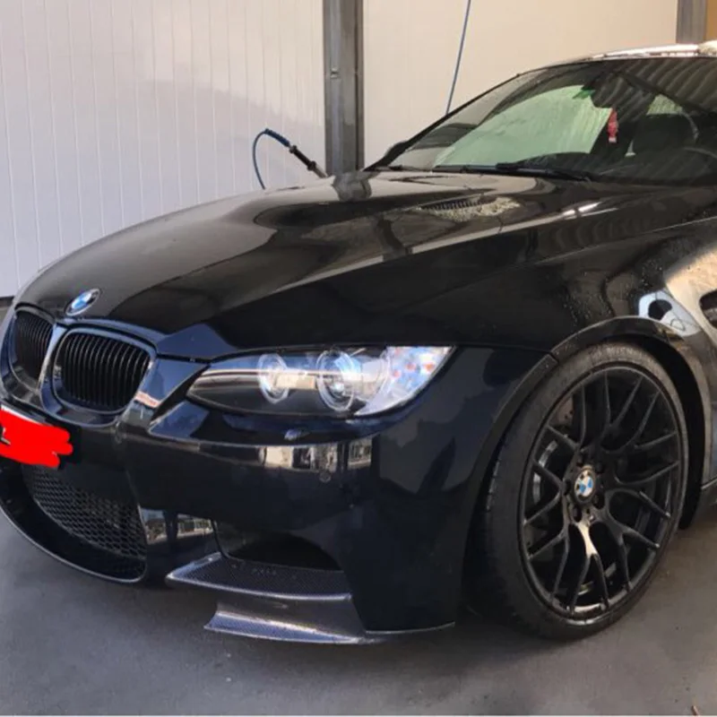 E92 E93 M3 углеродного волокна автомобиль передний разделитель Накладка для BMW 2006-2013