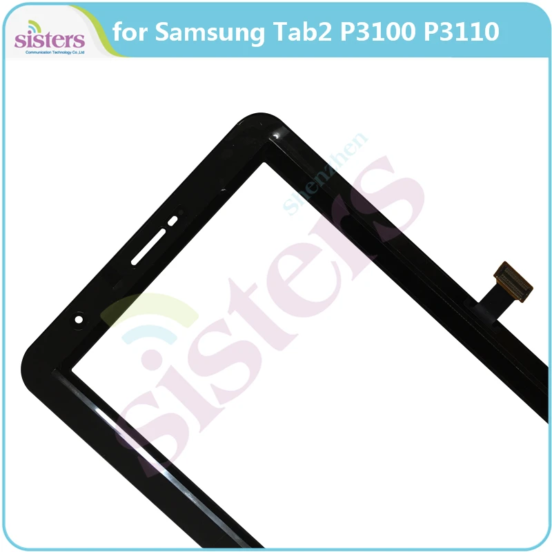 Touch Screen For Samsung Galaxy Tab 2 7.0 P3100 P3110 Touch Sceen Digitizer Tab2 GT-P3100 Touch Glass Tablet Panel Glass 3G WIFI (4)