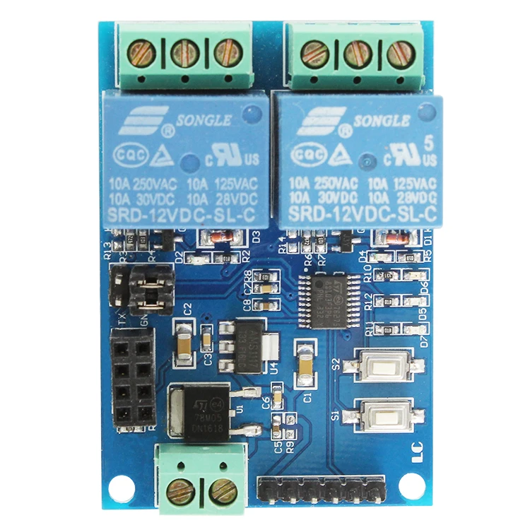 12 В ESP8266 ESP 01 2 wifi реле канала модуль для IOT умного дома телефона APP контроллер на