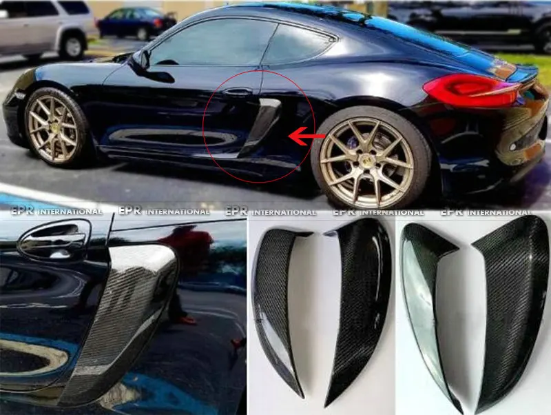 Porsche 981 Cayman side air intake duct vents(3)_1