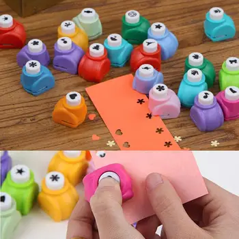 

1Pc Mini Scrapbook Punch Handmade Cutter Printing DIY Paper Hole Puncher Shape