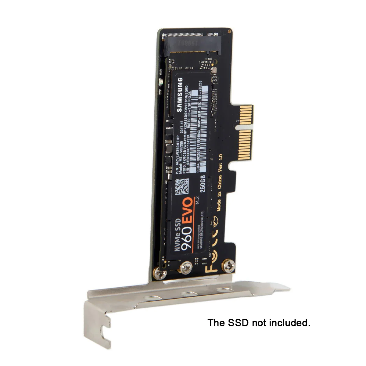 Jimier PCI E 3 0x4 Lane to M.2 NGFF M Key SSD Nvme AHCI Express хост адаптер карта конвертера с женским