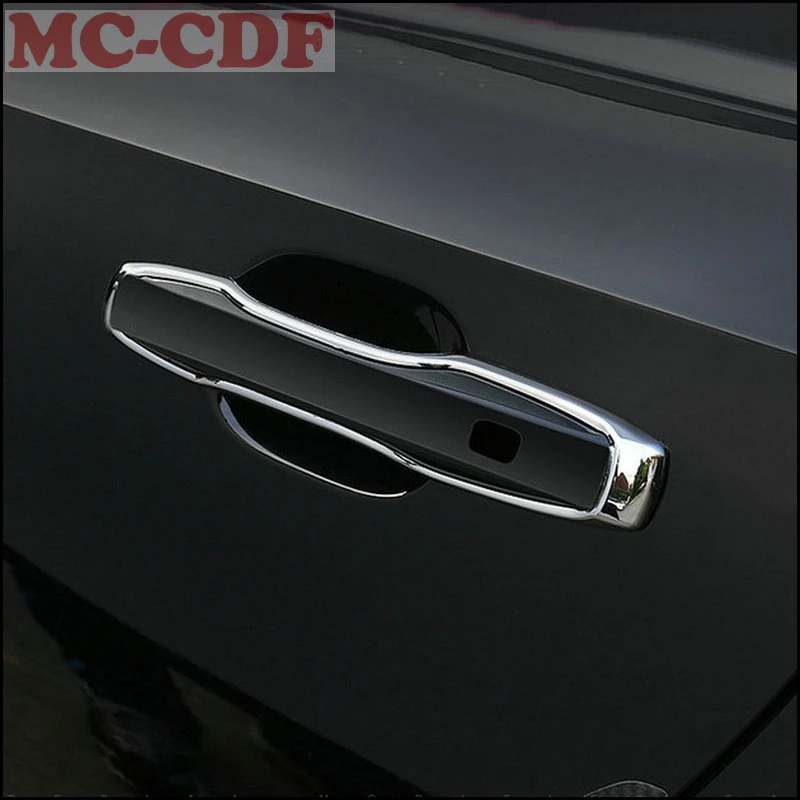 4 шт. хромированные наклейки на дверную ручку для Volvo XC60 XC90 S90 V90 2018|Лепнина