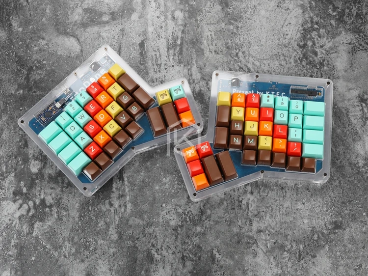  ergodone ergo Custom Mechanical Keyboard TKG-TOOLS PCB programmed Ergonomic Keyboard Kit similar wi