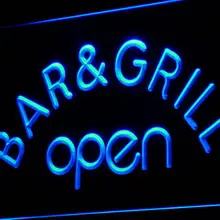 I815 бар и Гриль Открытый пивной Кафе Декор неоновый свет знак включения/выключения 20+ цвета 5 размеров