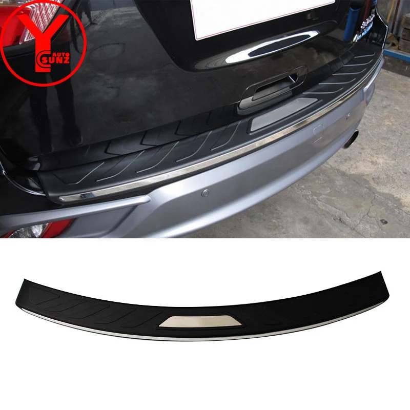 rear step bumper covers with LED light for isuzu mux mu x 2017 2018