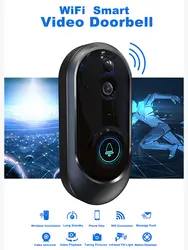 Новый 720 P умный IP видеосвязь wifi видео Визуальный дверной звонок беспроводной переговорное устройство с режимом ночной съемки дверной
