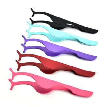 

Plastic Eyelashes Extension Tweezers Auxiliary Clamp Clips Practice Beauty Eye Lash Makeup Tools / 500pcs