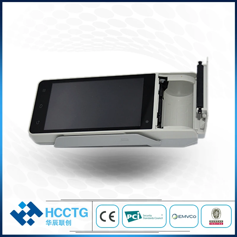 Портативный POS 4G Портативная Кредитная карта и NFC контактный чип Магнитный pos-терминал считыватель сенсорный экран Pos машина