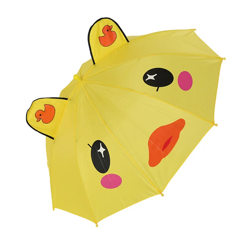 YADA Cute Cartoon Multicolor Dogs Umbrella For Boys Girls Animation Umbrellas Creative Long-handled Modeling Kid Umbrella YS696