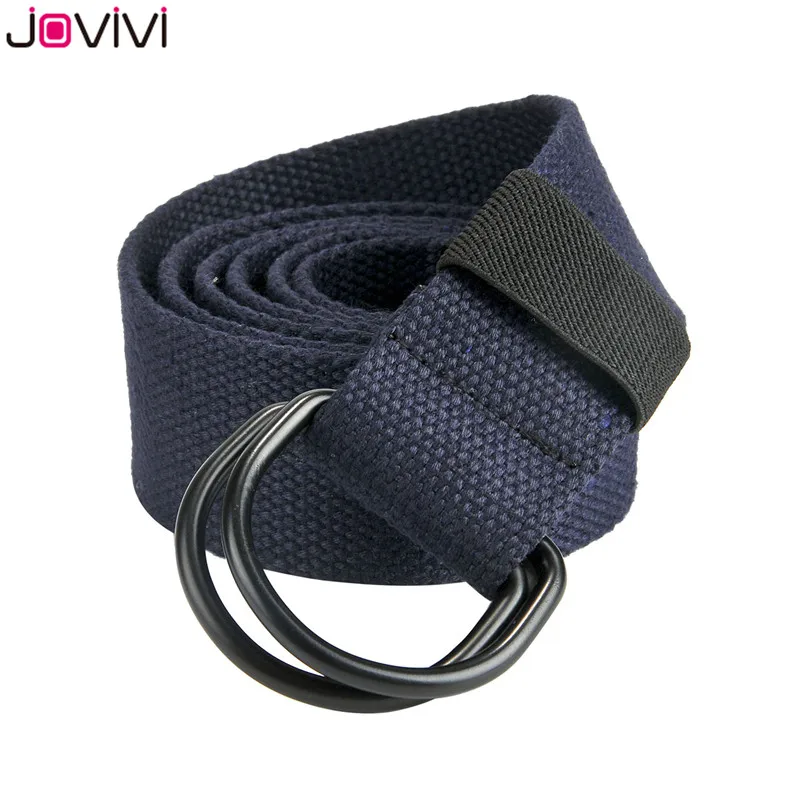 Мужской парусиновый ремень Jovivi 1 шт. с двойным d образным кольцом повседневный в