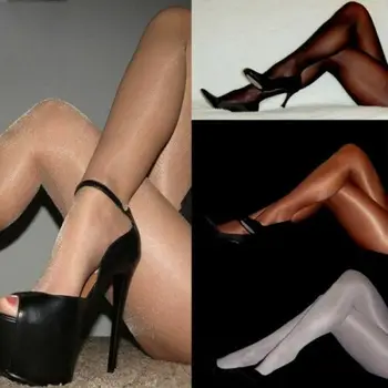 

Sale 1PC Women Ladies Sexy Clarity Shiny Glitter Glossy Elastic Stockings Pantyhose Stocks