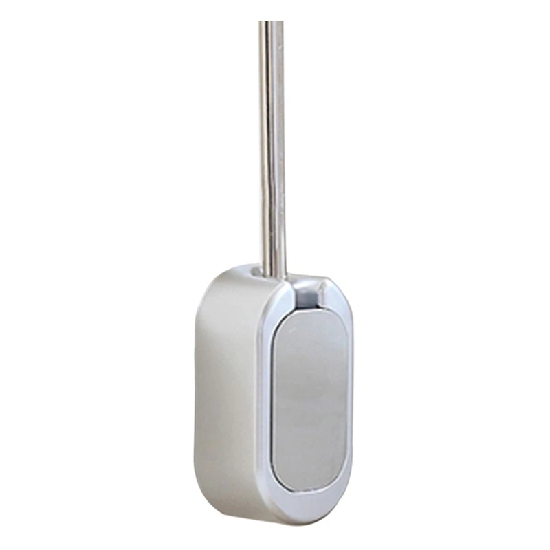 

Creative Nail-Free Wall-Mounted Household Toilet Brush Set Upscale Hotel And Club Stainless Steel Toilet Brush