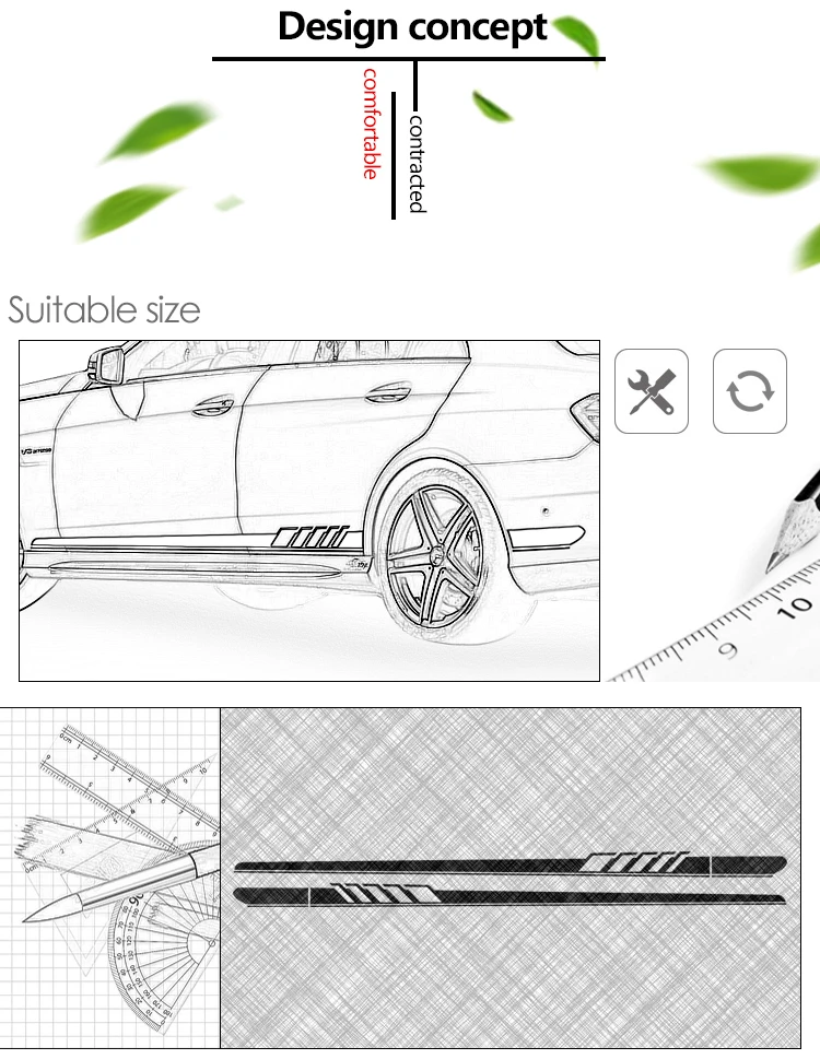 Новое издание 1 стиль боковая полоса наклейка для Mercedes Benz W212 E класс E63 AMG наклейка s-черный/серебристо-серый/белый/5D Карбон