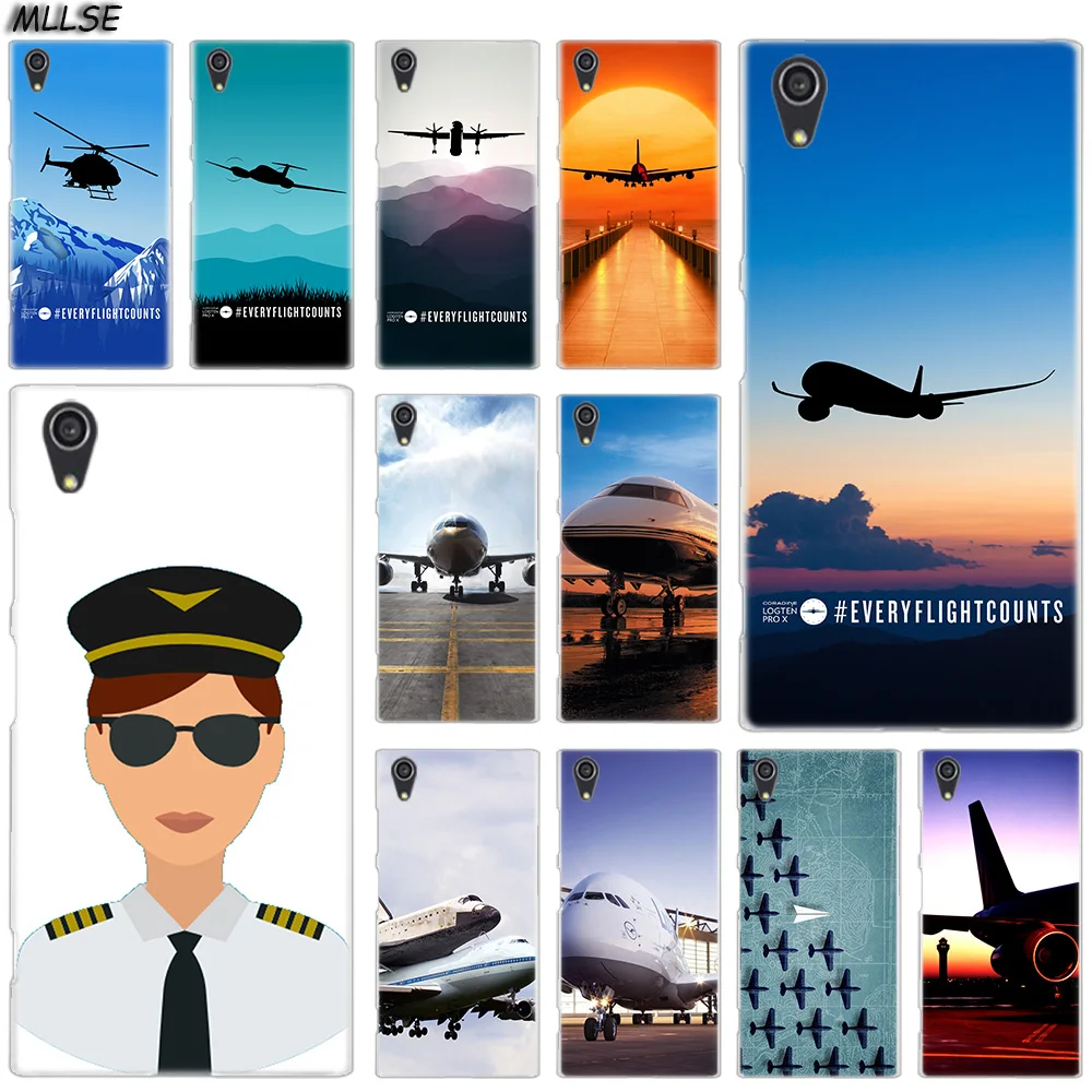 

MLLSE Airplane pilot I am your pilot Case for Sony Xperia M4Aqua M5 E5 X XA XA1 XA2 Plus XA3 XZ XZ1 XZ2 Compact Z5 L1 L2 L3 Hot