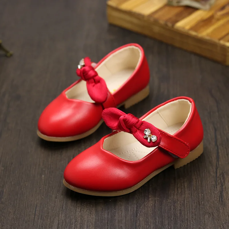 Summer style kids shoes girls shoes pu leather single shoes fasion pricness girls dress shoes