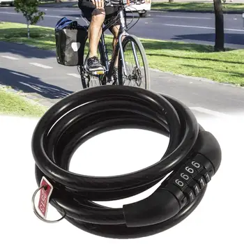 

NEW Durable Resettable Mountain Bike Lock 4 Digit Combination Password Security