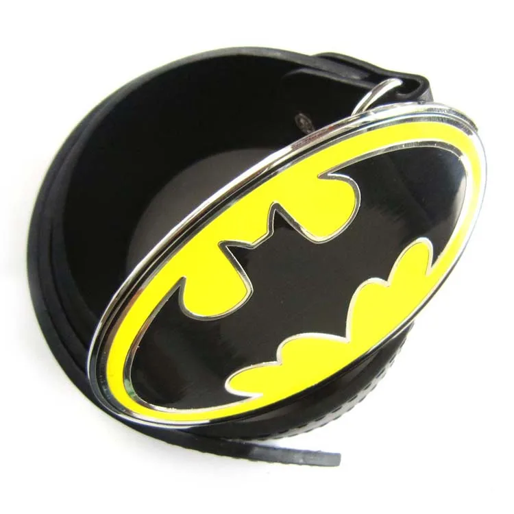 

High Quanlityl Batman DC Comic Belt Buckle With 115CM Length Belt Polished Finished