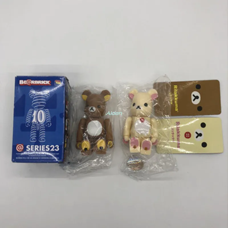 

3" Bearbrick Kaws BB Be@rbrick 100% BRIAN Gloomy Original Fake BASIC Cute PVC Action Figure Collectible Model Toy BOX 7CM Z876