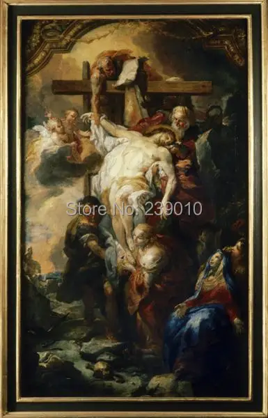 

Religious beliefs canvas printings oil painting classical portrait unframed cross of Jesus oil painting printed on canvas