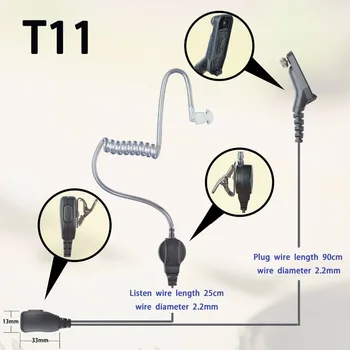 

PTT Earphone Headset Earpiece Mic for Motorola XPR6350 XPR6550 XPR7350 XPR7550 APX6000 APX7000 DGP4150 DGP6150 Walkie Talkie