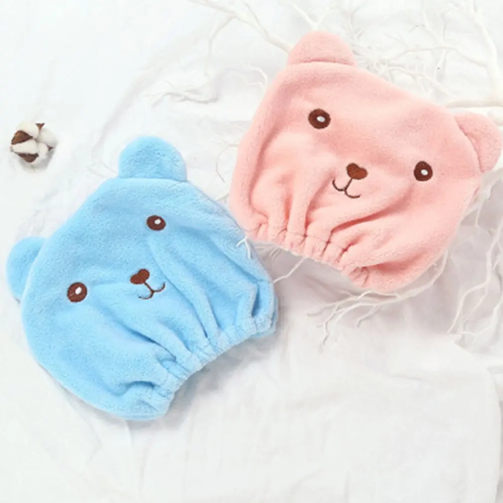 

Cute Cartoon Animal Dry Hair Hat Quickly Dry Hair Cap