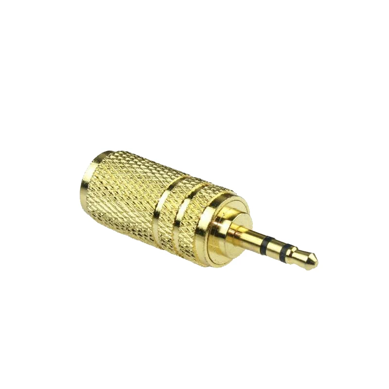 2 шт. 5 мм гнездо на 3 Мужской Аудио адаптер разъем металлический T235|female adapter|3.5 mm