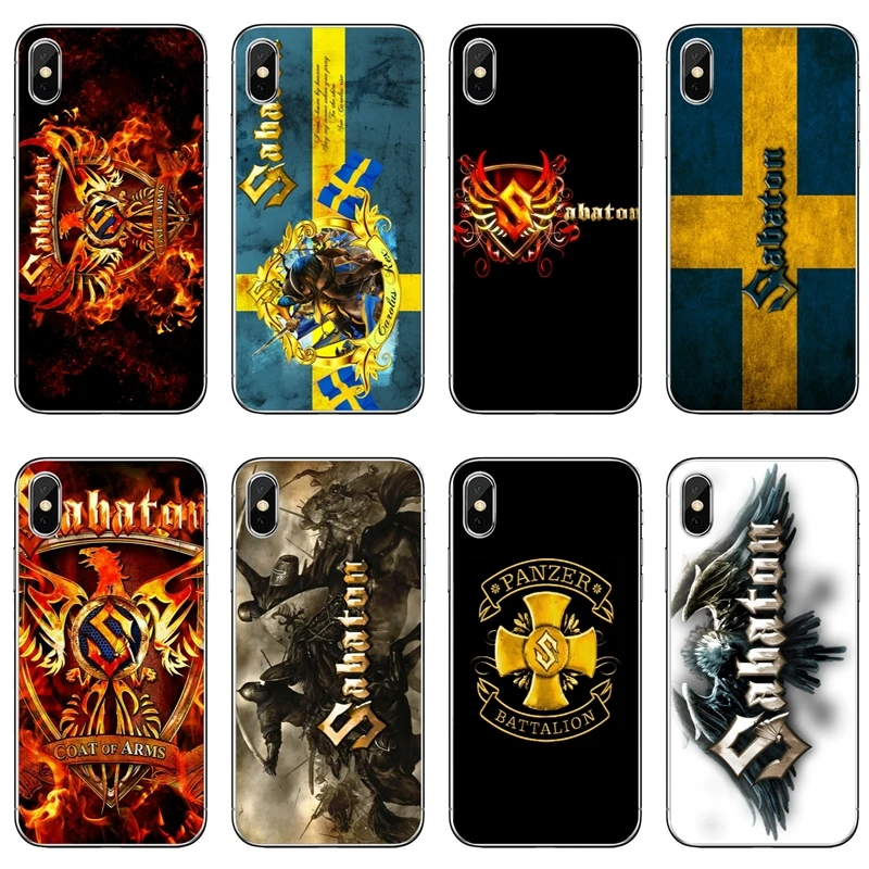 

Sabaton For Samsung Galaxy S10 S9 S8 S7 S6 edge Plus Lite Note 9 8 5 S5 S4 S3 mini case Soft phone cover cases