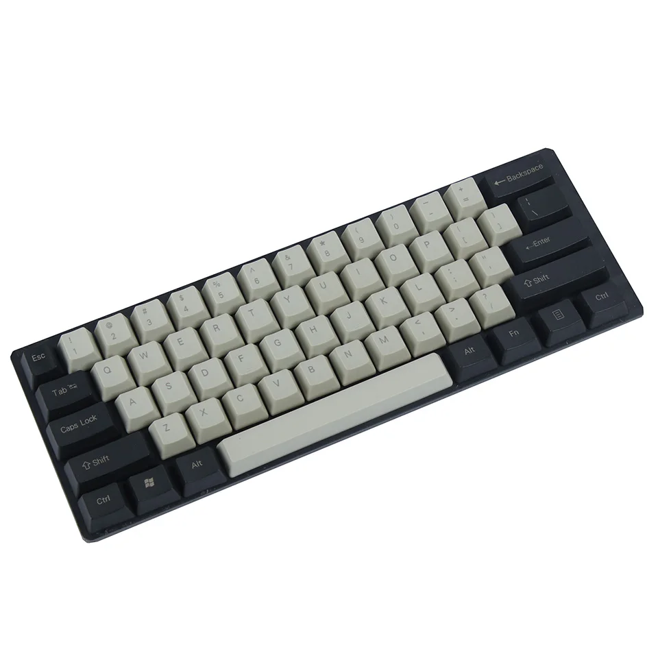 YMDK 104 87 61 черный светильник серый PBT OEM профиль Keycap для 104 TKL 60% MX переключатели Механическая игровая клавиатура