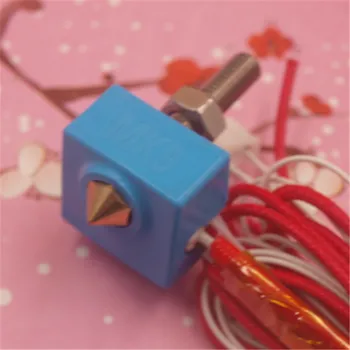 

replacement hotend kit for Anet Prusa i3 3D printer 0.4mm ptfe linear tube throat with silicone sock 12V/24V