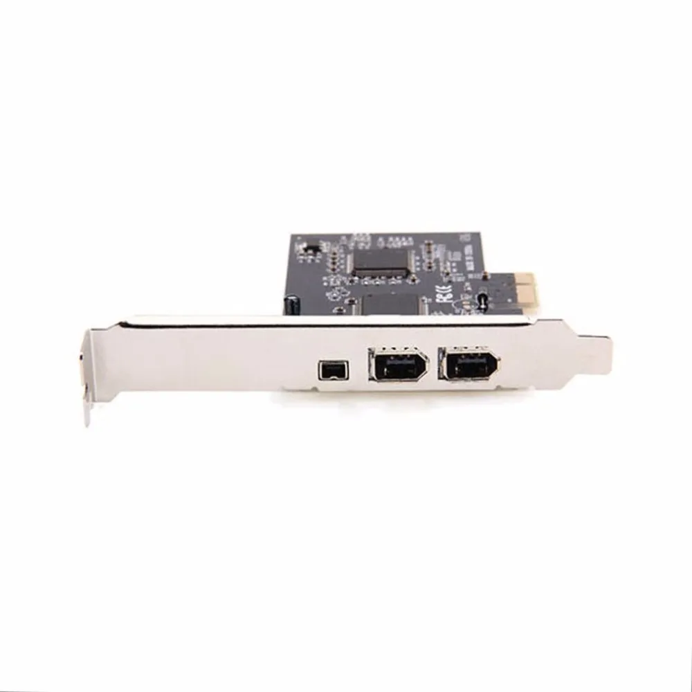 3 порт PCI Express PCI-E FireWire 1394a IEEE1394 внешний контроллер карты для Windows XP/Vista/7 32/64 бит с кабель FireWire