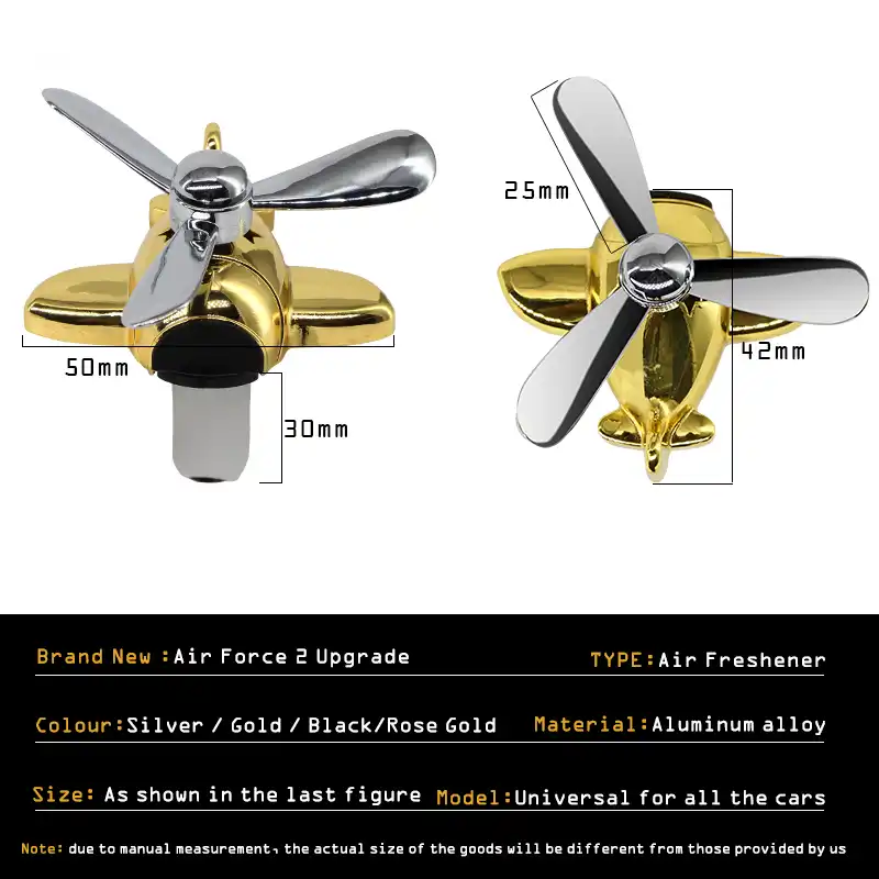 Bemost Auto Car Decor Air Freshener Air Force 2 Fan Clip Vent Outlet Solid Fragrance Aircraft Shape Perfume Diffuser Car Styling