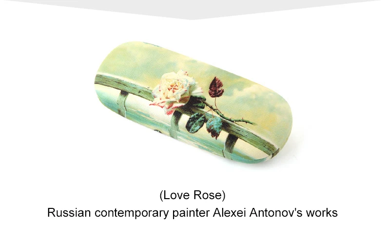 MINIMUM Retro Glasses Box Oil Painting Sunglasses High Quality Reading Glasses Case Vintage Art Storage Glasses Case 1 (11)