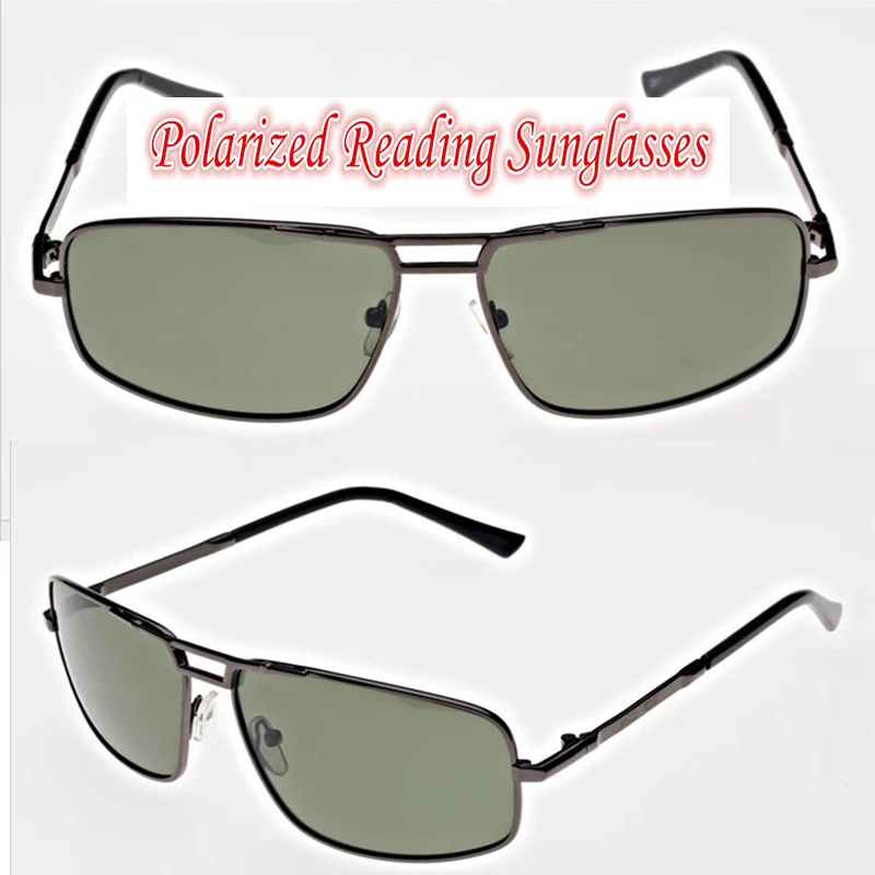 !!!Polarized reading sunglasses!!! al mg alloy fram black sunglasses