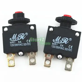 

10Pcs 5A Circuit Breaker Overload Protector Switch Fuse