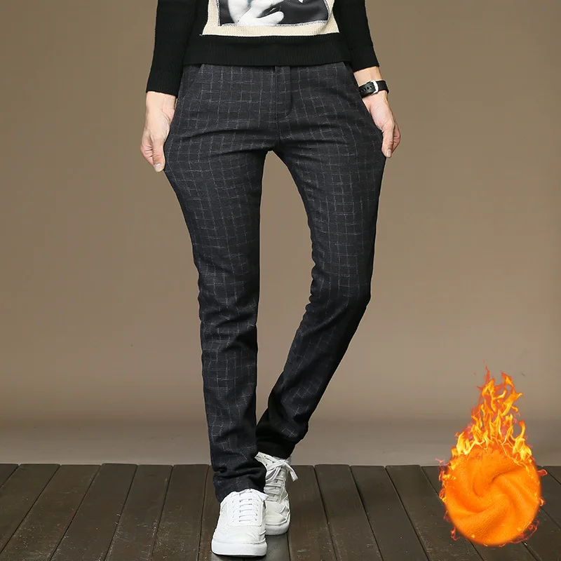 lined stretch pants