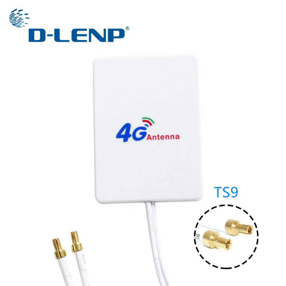 Dlenp 3M cable 3G 4G LTE Antenna External Antennas for Huawei ZTE 4G LTE Router Modem Aerial with TS9/ CRC9/ SMA Connector