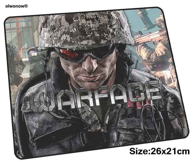 Warface коврик для мыши 26x21 см игровой коврик для мыши большой геймерский коврик Инди поп-игра компьютерный стол padmouse клавиатура профессиональные игровые коврики