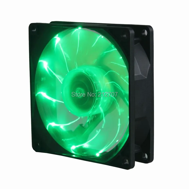 

5 Pieces Gdstime Red LED 9cm 9025 90mm 3Pin DC 12V PC CPU Case Cooling Fan